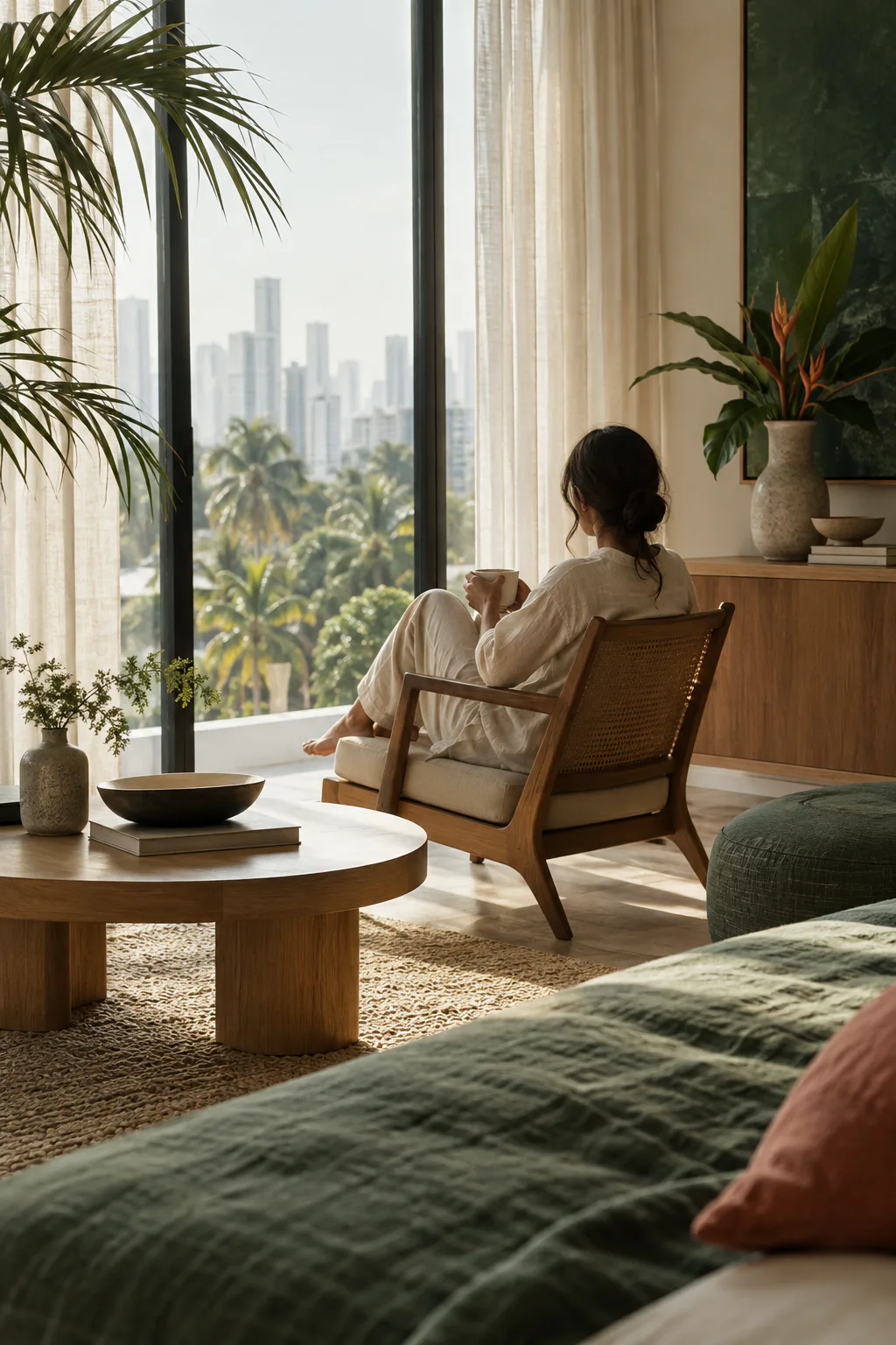 A quiet, welcoming home prepared for rest